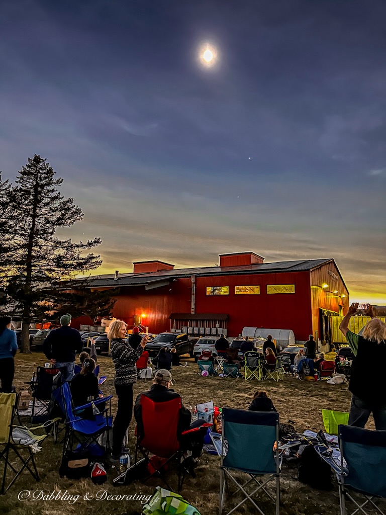 Eclipse 2024 Vermont Landscape