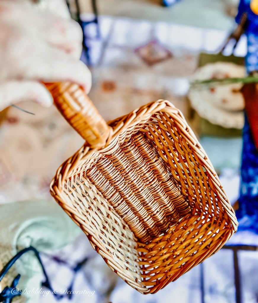 Kitchen Basket in Hand.