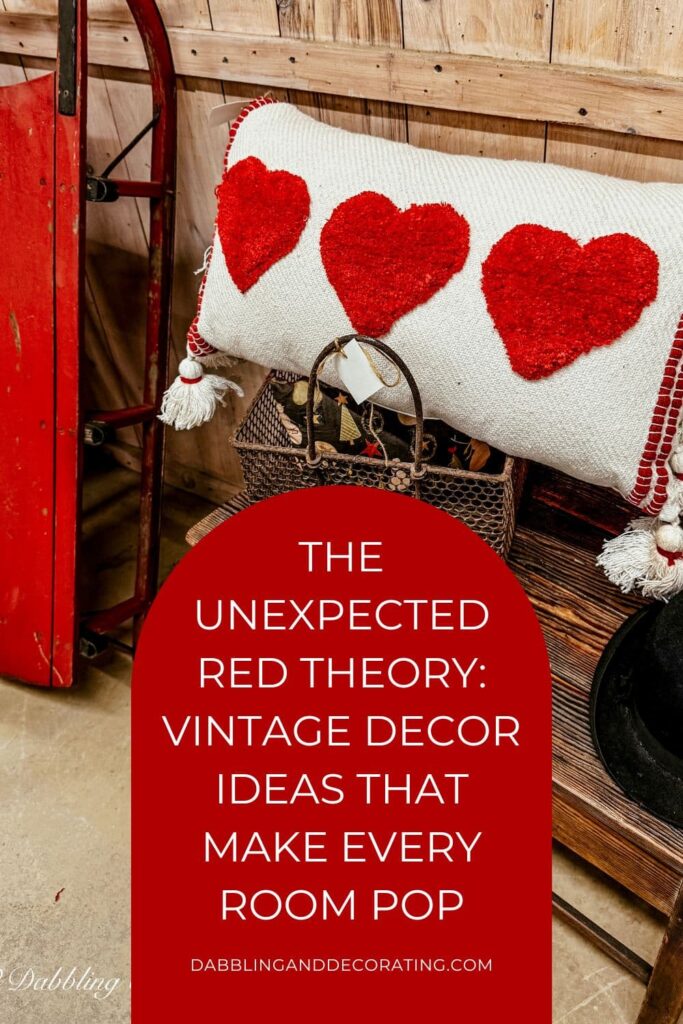 The Unexpected Red Theory: Vintage Decor Ideas That Make Every Room Pop