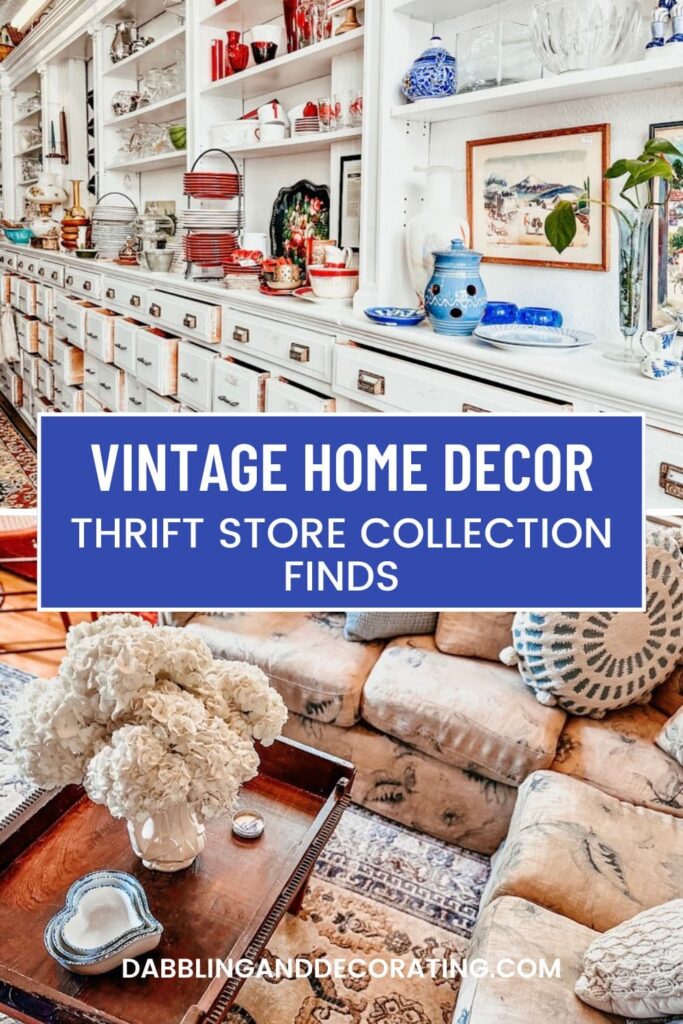 Vintage Home Decor Thrift Store Collection Finds