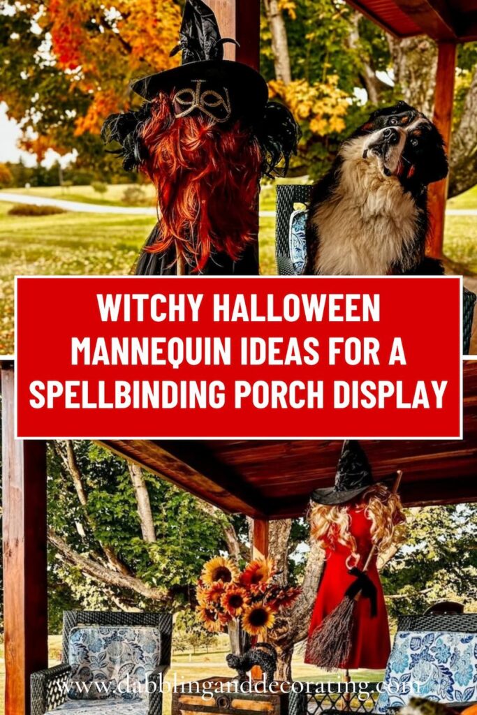 Witchy Halloween Mannequin Ideas for a Spellbinding Porch Display