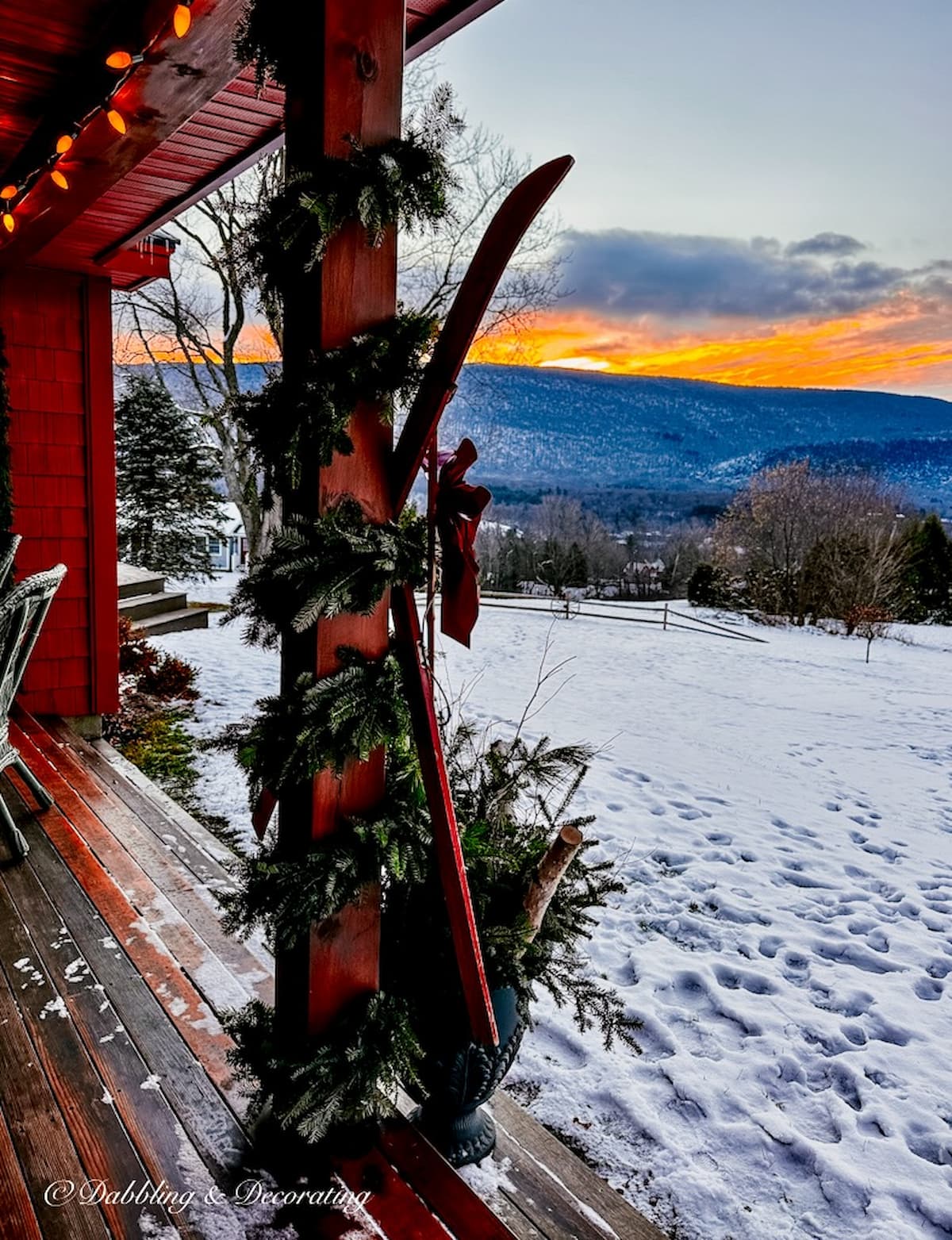 Vintage Skis for Decoration: How to Style Old Skis Indoors & Out