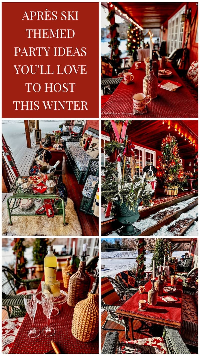 Après Ski Themed Party Ideas you'll Love to Host This Winter photo collage