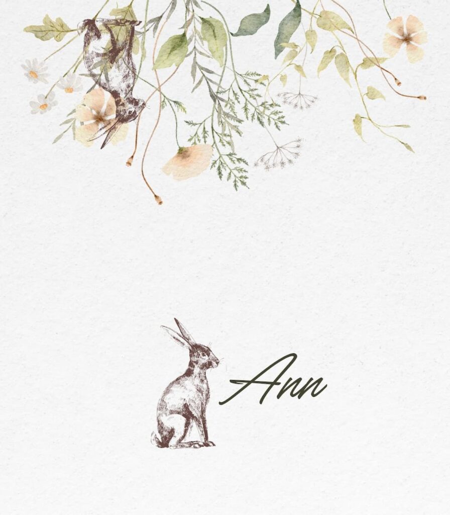 Tablescape ideas with custom place cards Ann.