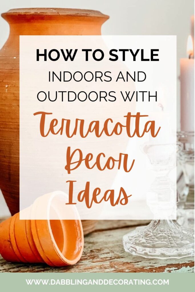 Is terracotta decor considered vintage or modern?