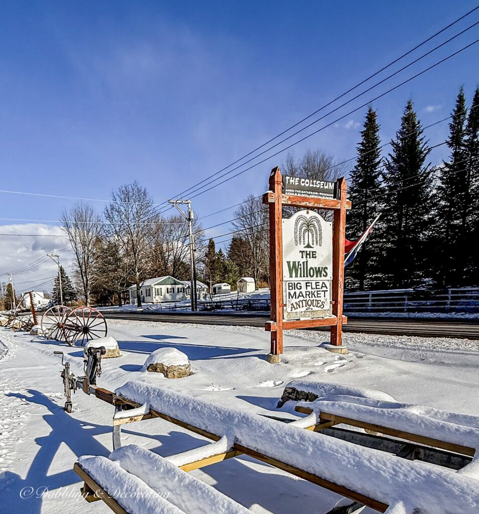The Willows, Maine's largest Flea Market in Mechanic Falls, ME.