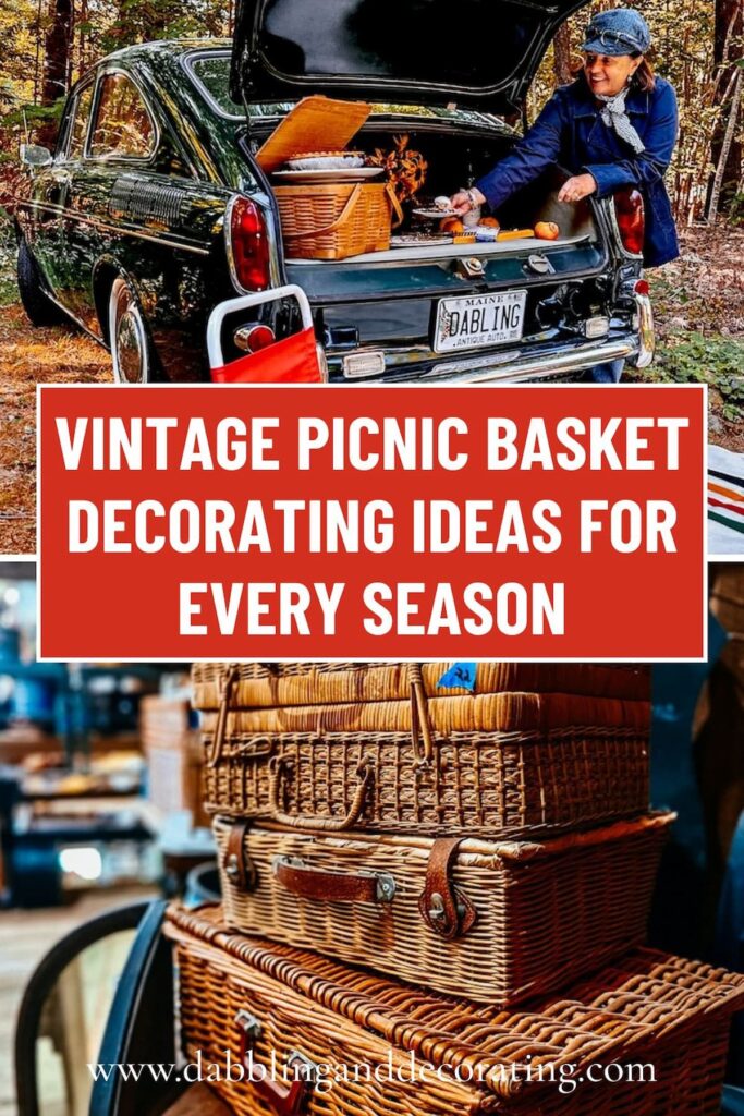 Vintage Picnic Basket Decorating Ideas for Every Season 