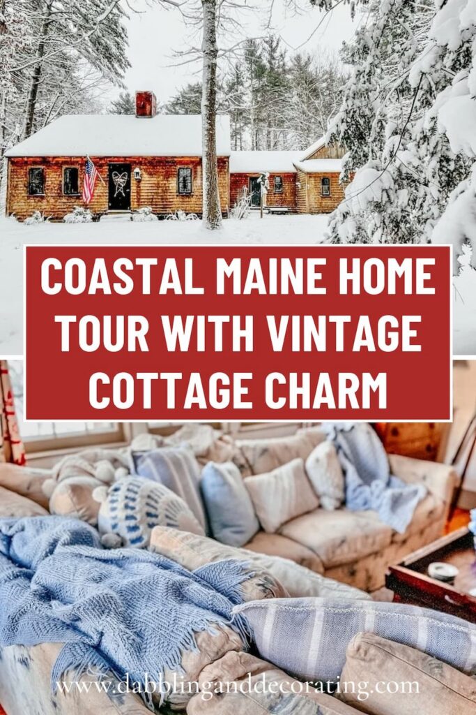 Coastal Maine Home Tour with Vintage Cottage Charm