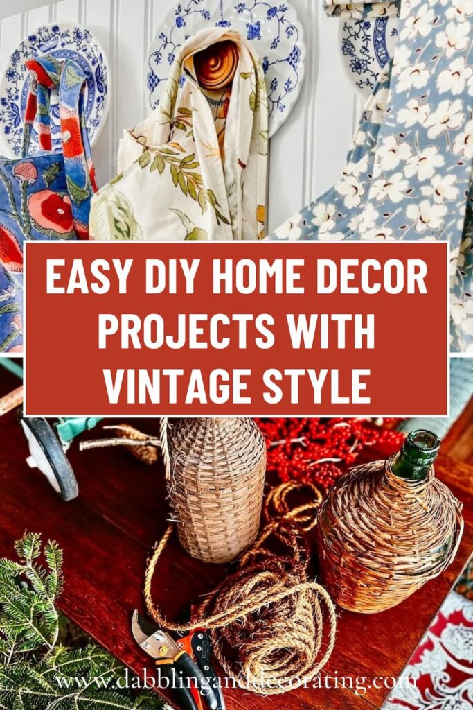Easy DIY Home Decor Projects with Vintage Style