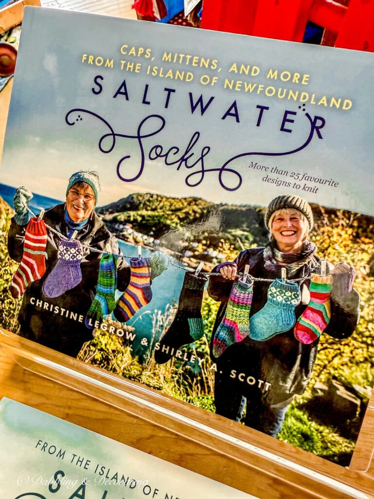 Saltware Socks Book by two women in Newfoundland.