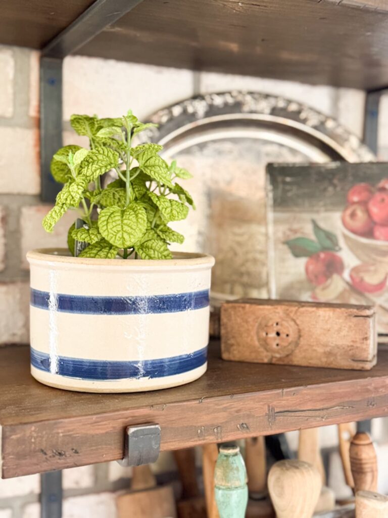 Vintage stoneware crock decor ideas charming farmhouse style.