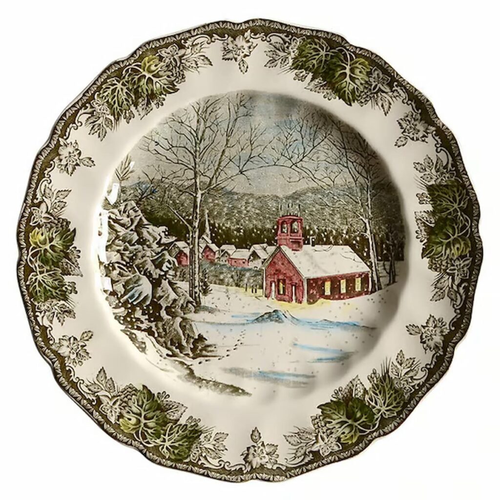 Johnson Brothers China Friendly Village Plate Pattern