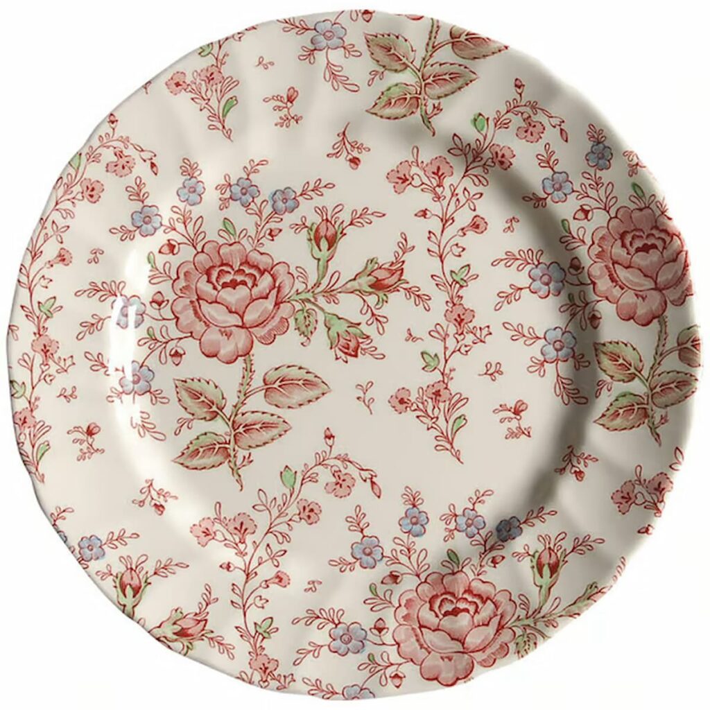 Johnson Brothers China Rose Chintz Plate Pattern
