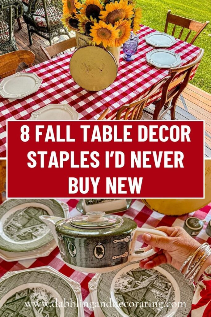 8 Fall Table Decor Staples I’d Never Buy New