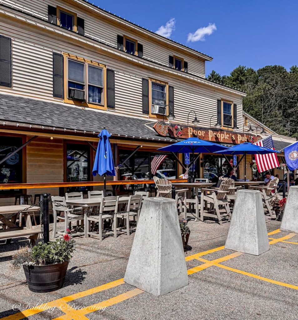 Poor People's Pub in East Wakefield, New Hampshire on New Hampshire’s Antique Trail.