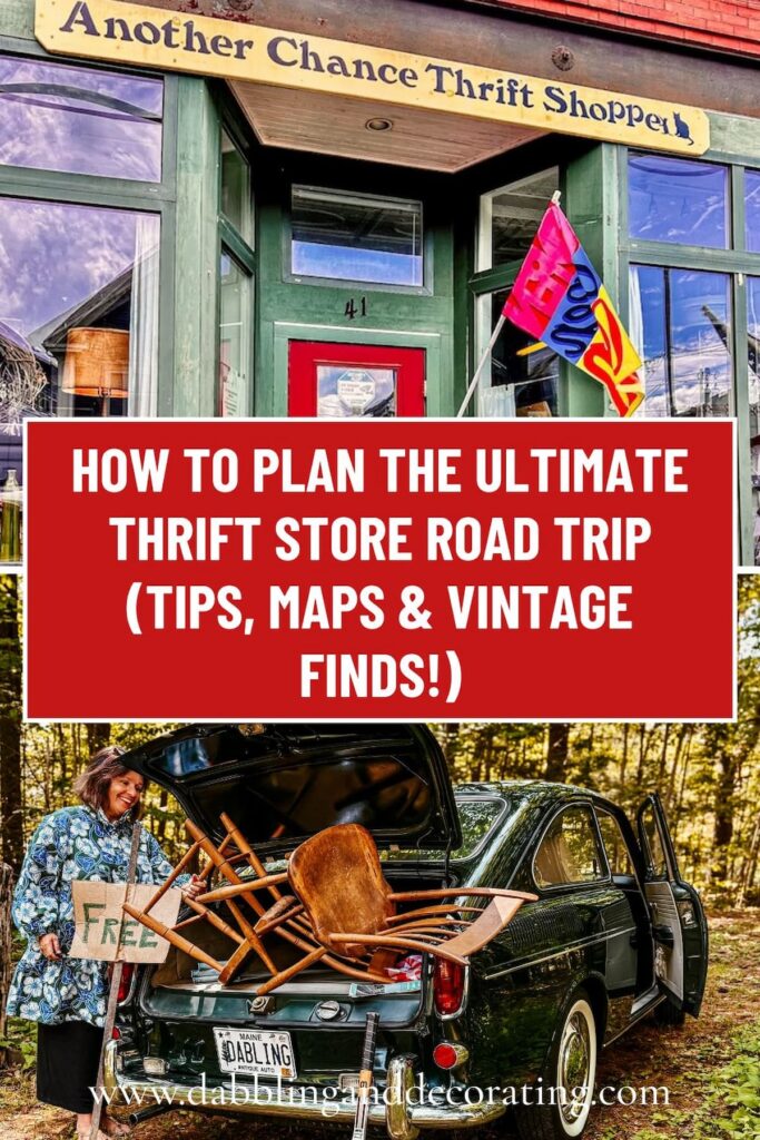 How to Plan the Ultimate Thrift Store Road Trip (Tips, Maps & Vintage Finds!)
