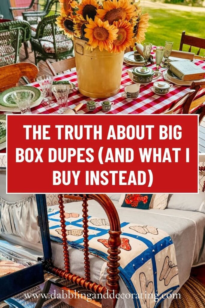 The Truth About Big Box Dupes (and What I Buy Instead)