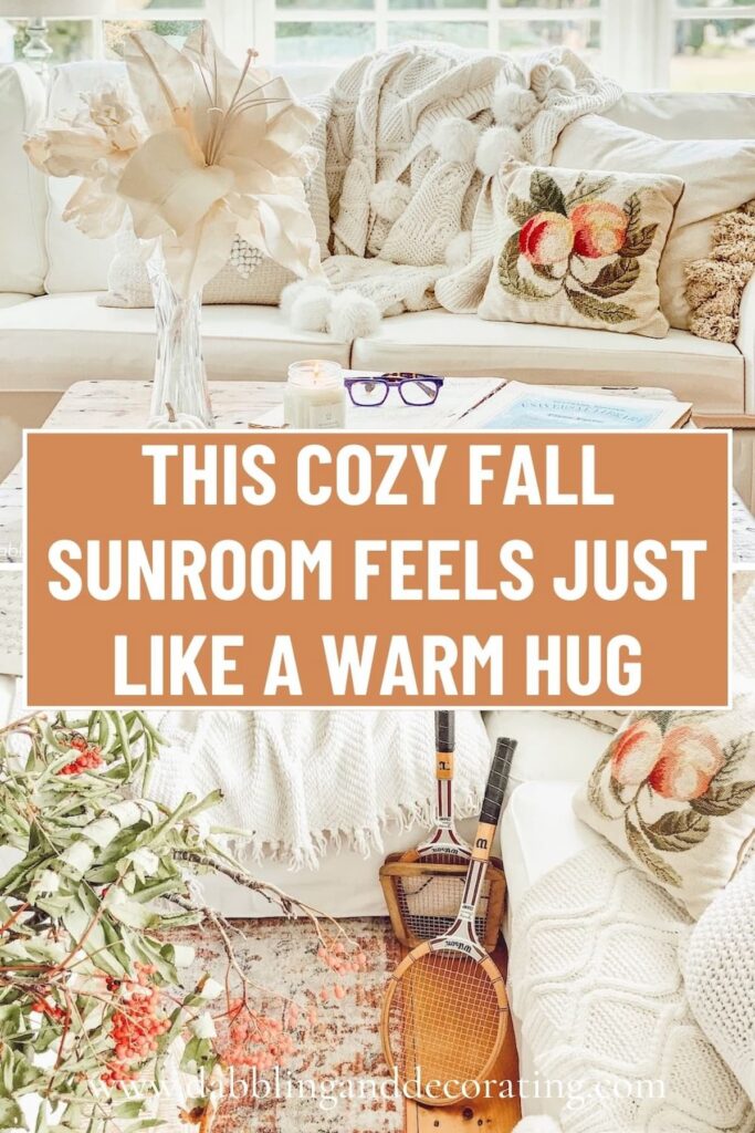 This Cozy Fall Sunroom Feels Just Like a Warm Hug