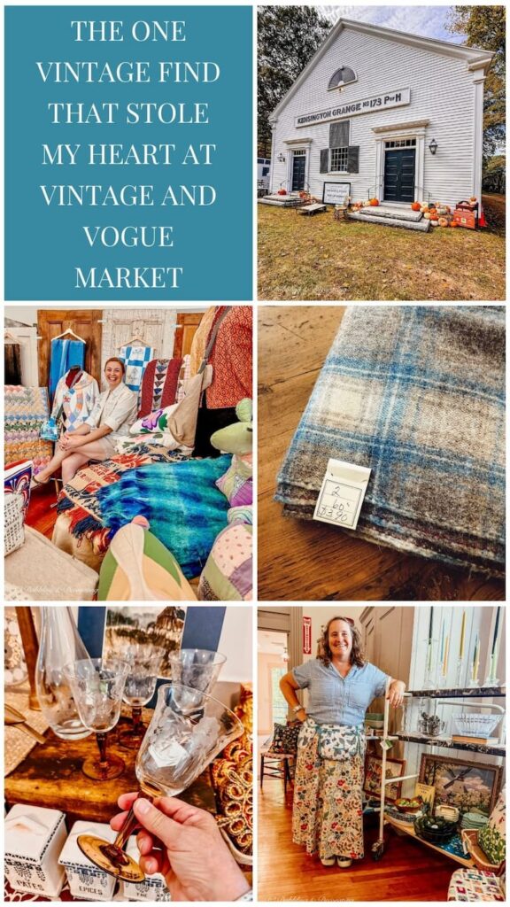 The One Vintage Find That Stole My Heart at Vintage and Vogue Market photo collage.