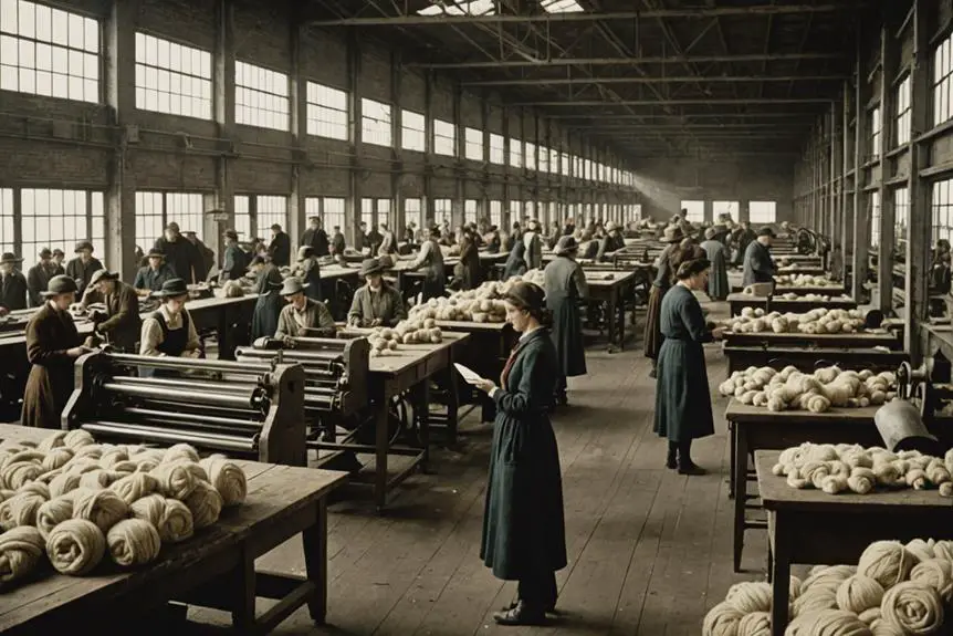 Woolrich Factory vintage photo.