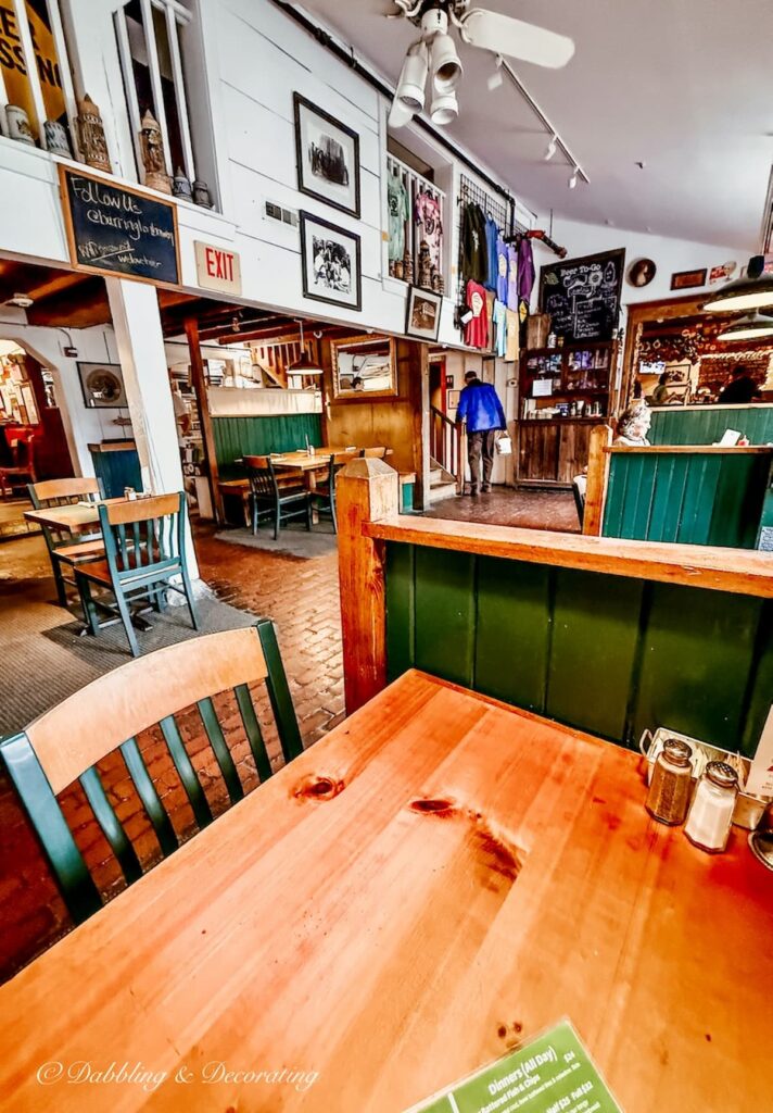 Inside the Barrington Brewery and Restaurant in Great Barrington, Massachusetts.