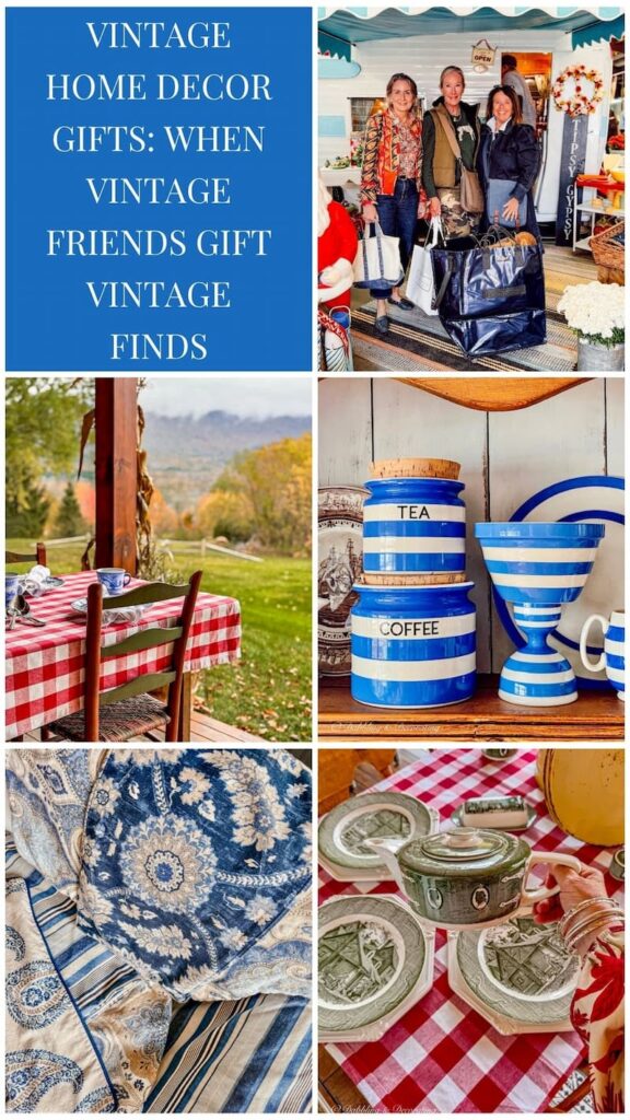 Vintage Home Decor Gifts When Vintage Friends Gift Vintage Finds Photo Collage