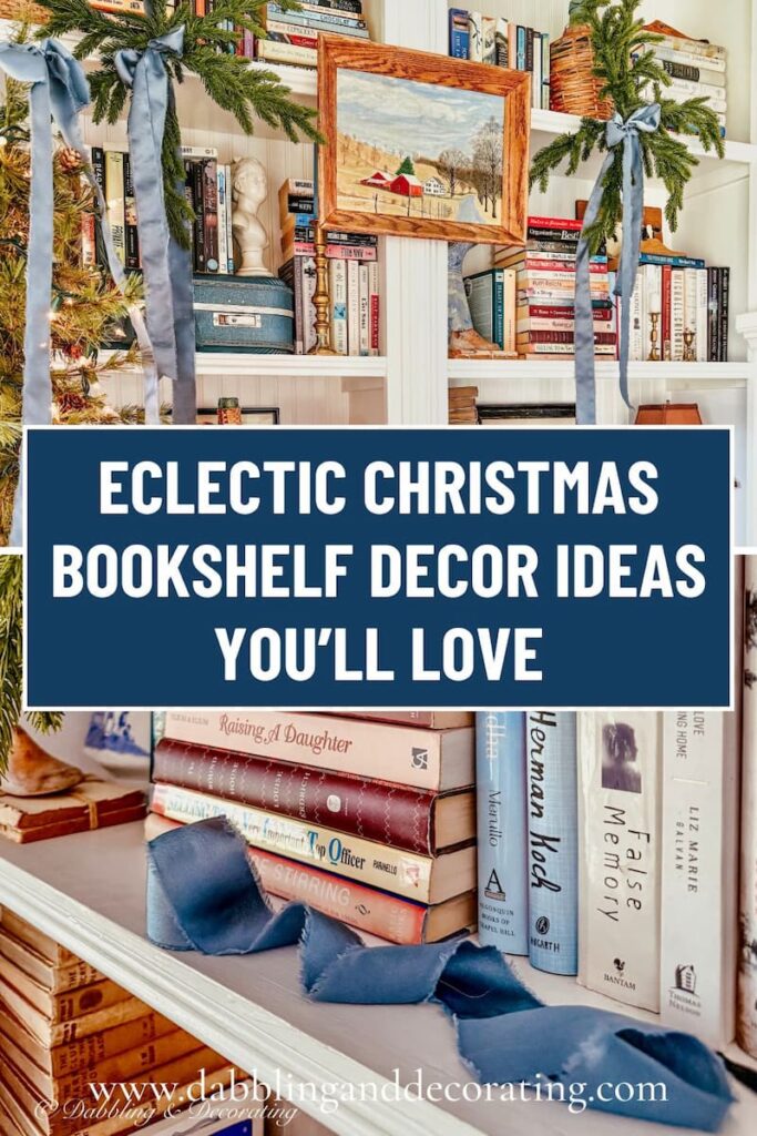 Eclectic Christmas Bookshelf Decor Ideas You’ll Love