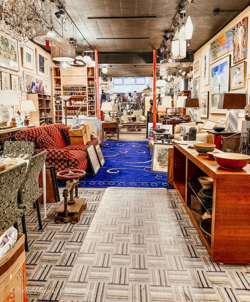 Popping into an antique store going out of business on Warren Street Hudson, NY 50% off sale.