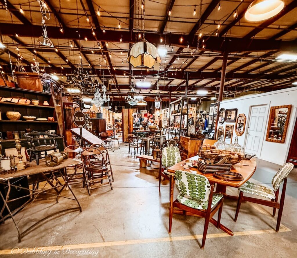 Inside Antique Warehouse in Hudson, NY.