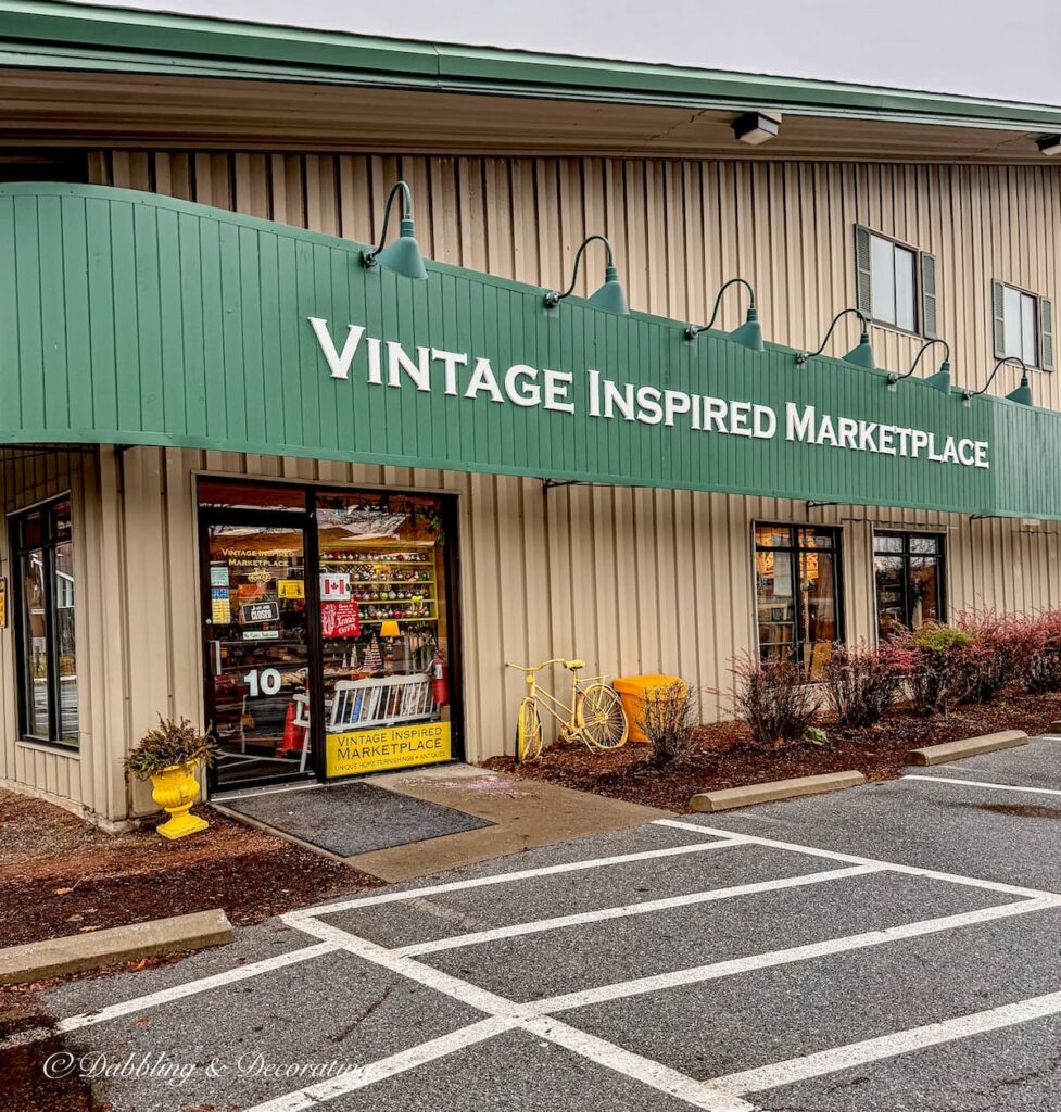 Vintage Inspired Marketplace antiquing in Burlington, Vermont.