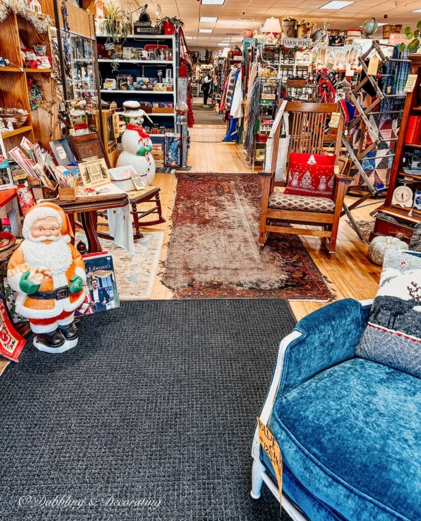 Inside The Vintage Inspired Marketplace antiquing in Burlington, Vermont