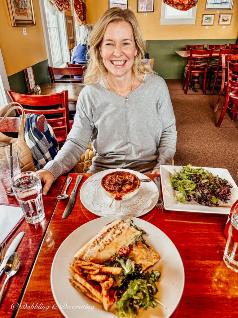 Katie, home decor color consultant at Cafe Provenance in Brandon, Vermont.