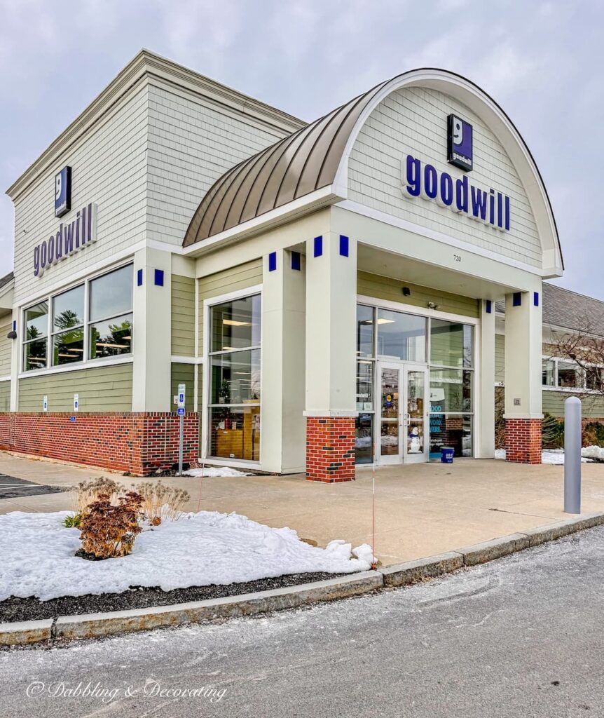 Goodwill Northern New England store looking for winter home decor ideas in Portsmouth, NH.