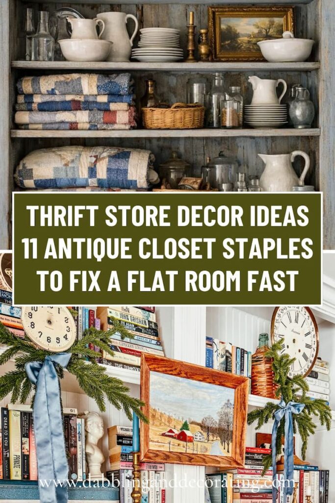 Thrift Store Decor Ideas: 11 Antique Closet Staples to Fix a Flat Room Fast