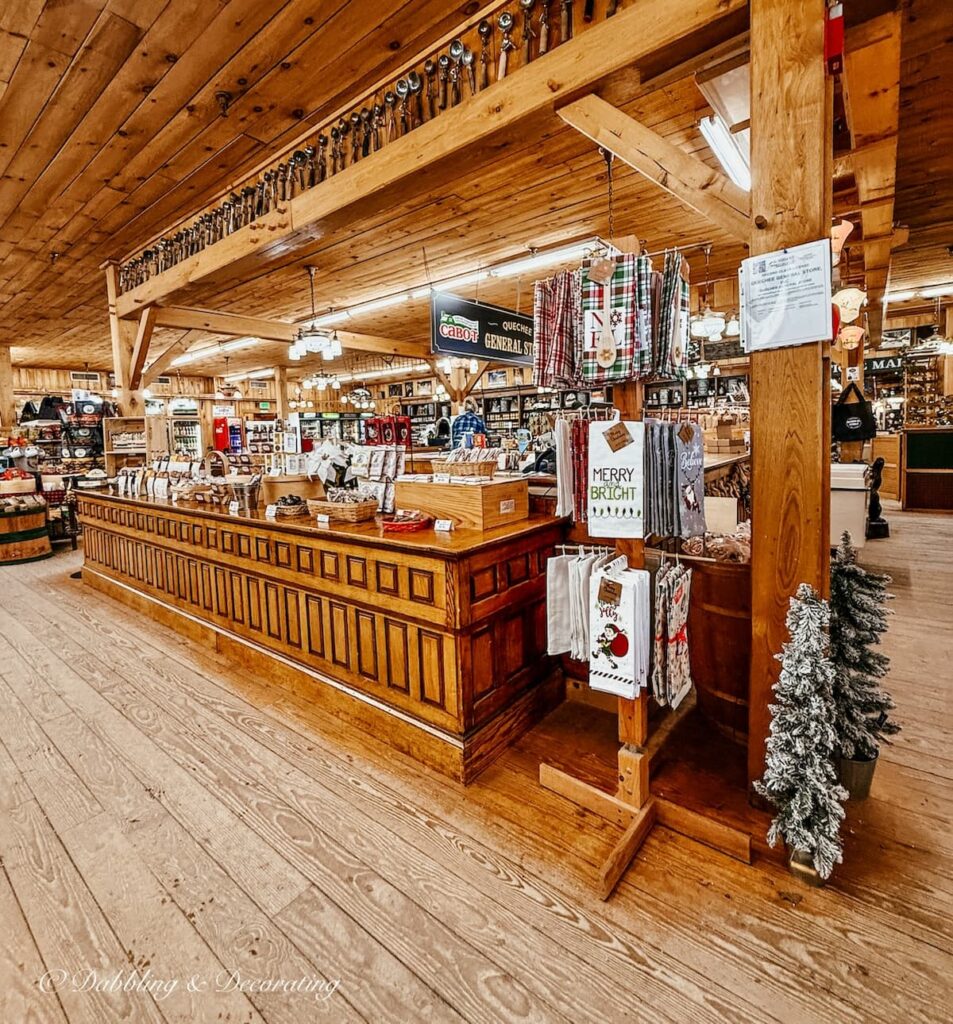 The general store inside the Vermont Antique Mall in Quechee, Vermont.