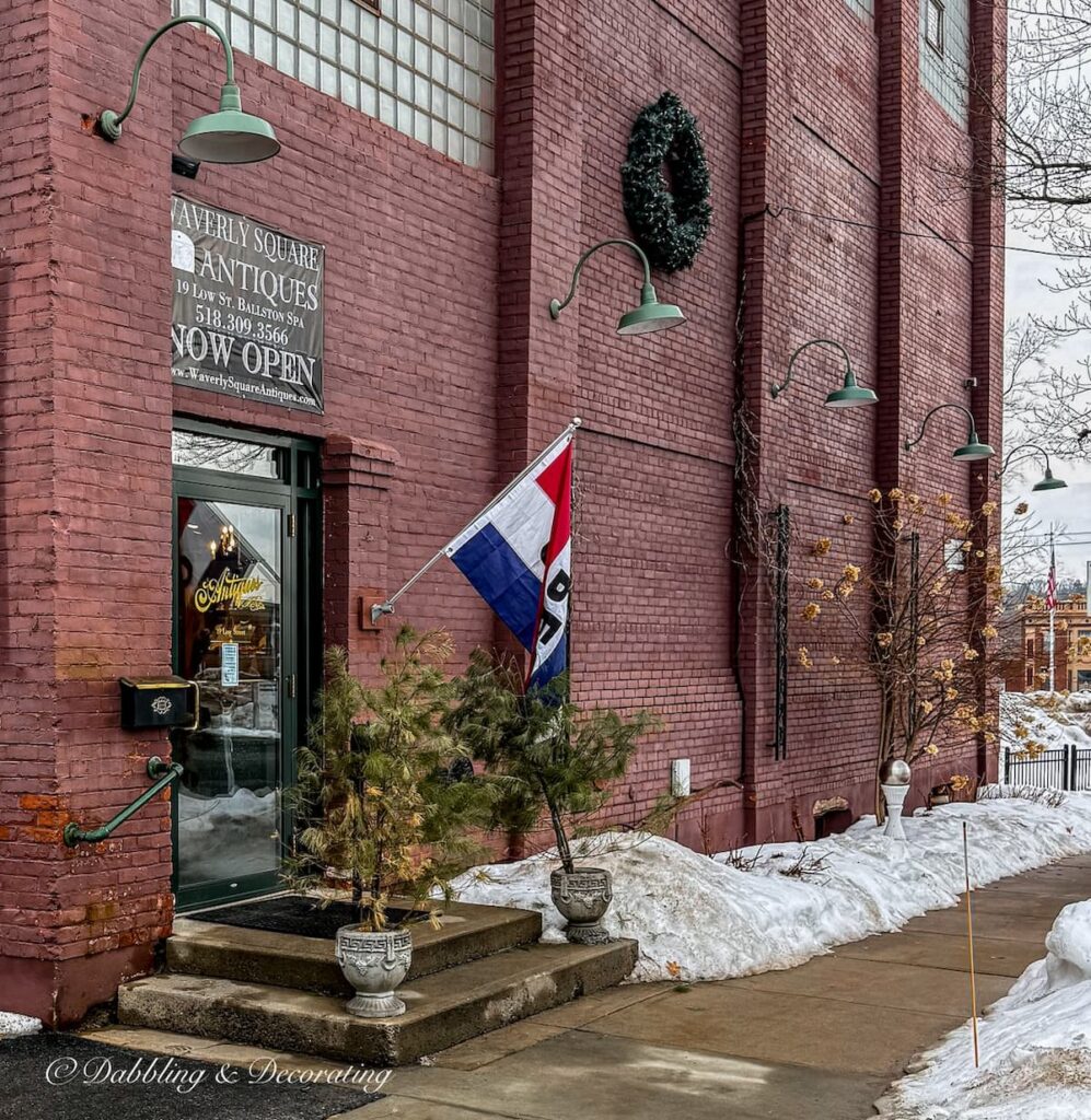 Waverly Square Antiques in Ballston Spa while antiquing in Saratoga Springs, NY.