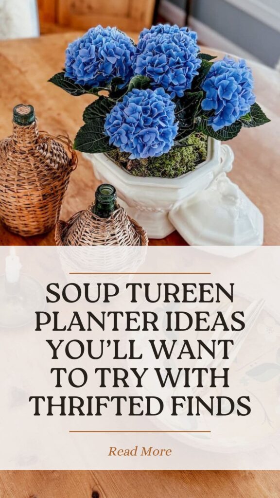 Soup Tureen Planter Ideas You’ll Want to Try with Thrifted Finds