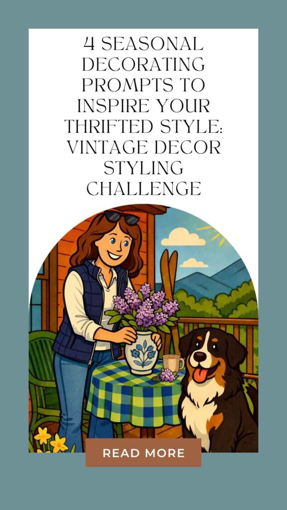 4 Seasonal Decorating prompts to inspire your thrifted style: Vintage Decor Styling Challenge
