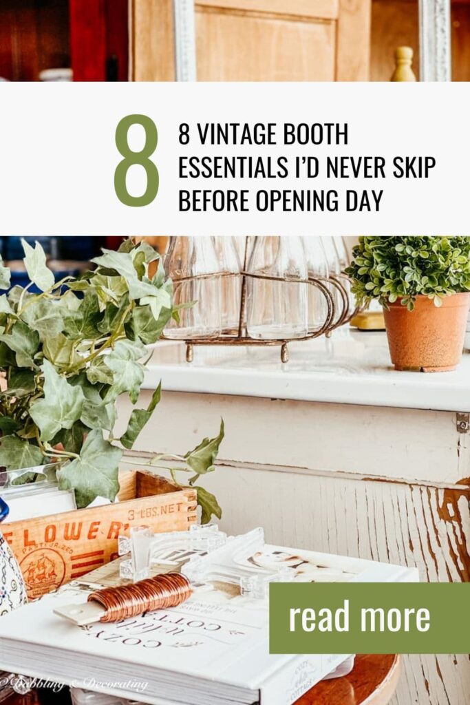 8 Vintage Booth Essentials I’d Never Skip Before Opening Day