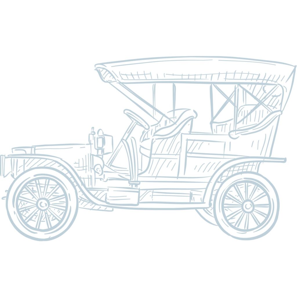 Antique car graphic