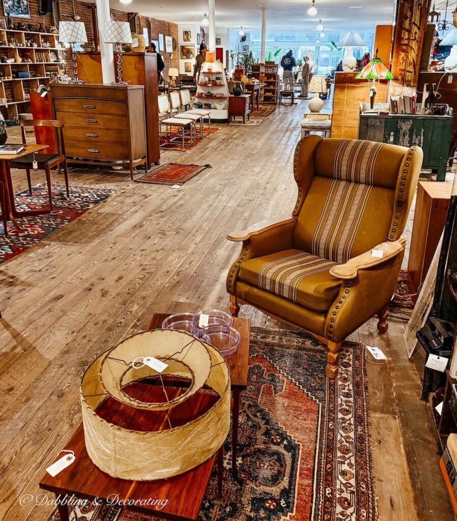 Inside look at Open House vintage store in Portland, Maine.
