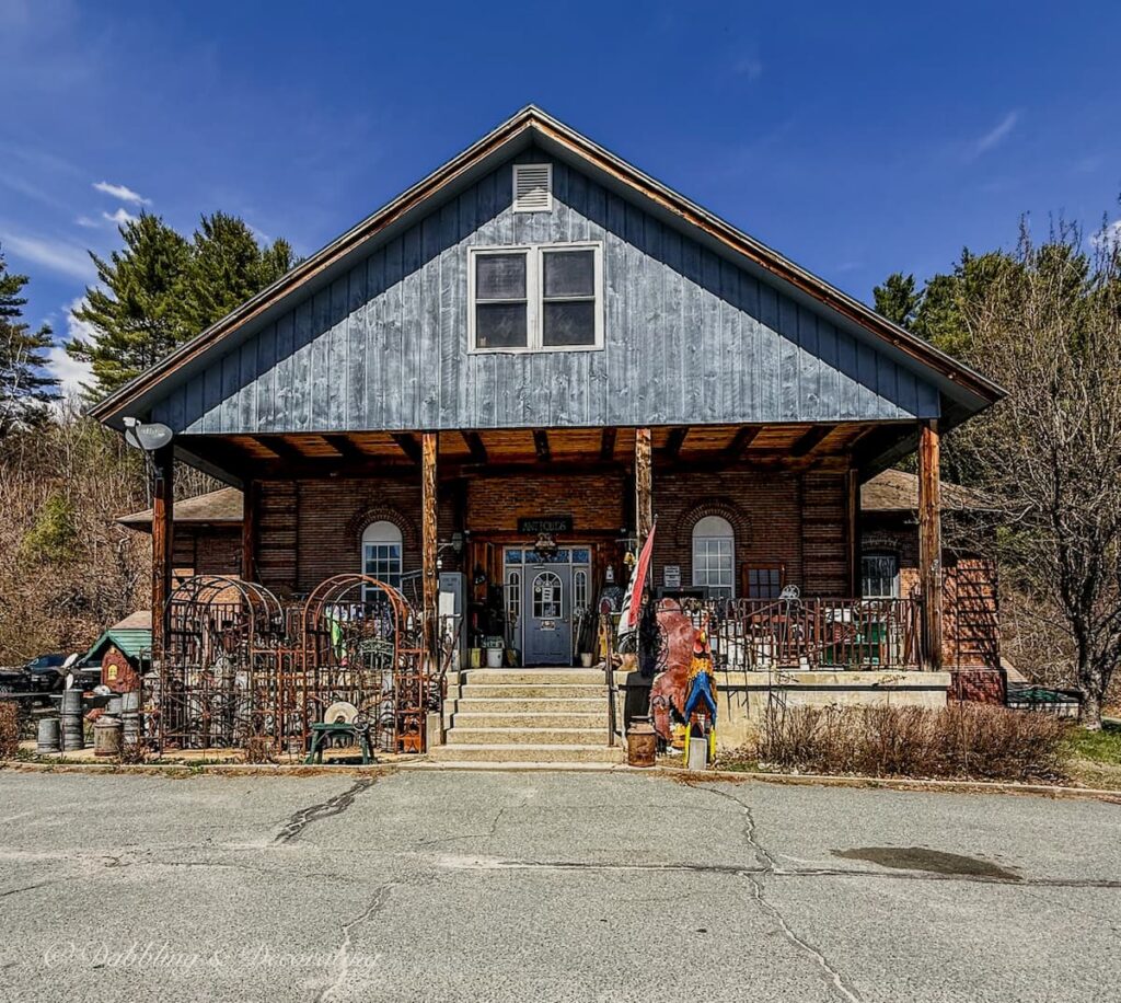 Antiques & Emporium in the Northeast Kingdom of Vermont on a solo antiquing trip.