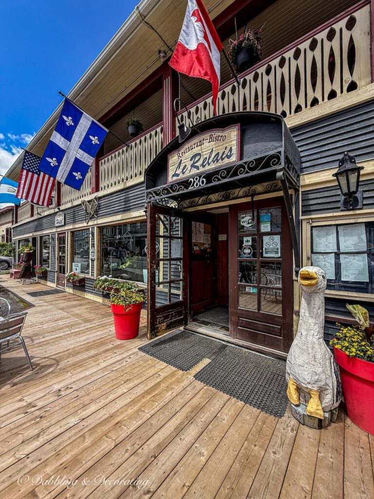 Fabulous restaurant in downtown Knowlton Quebec's Eastern Townships.