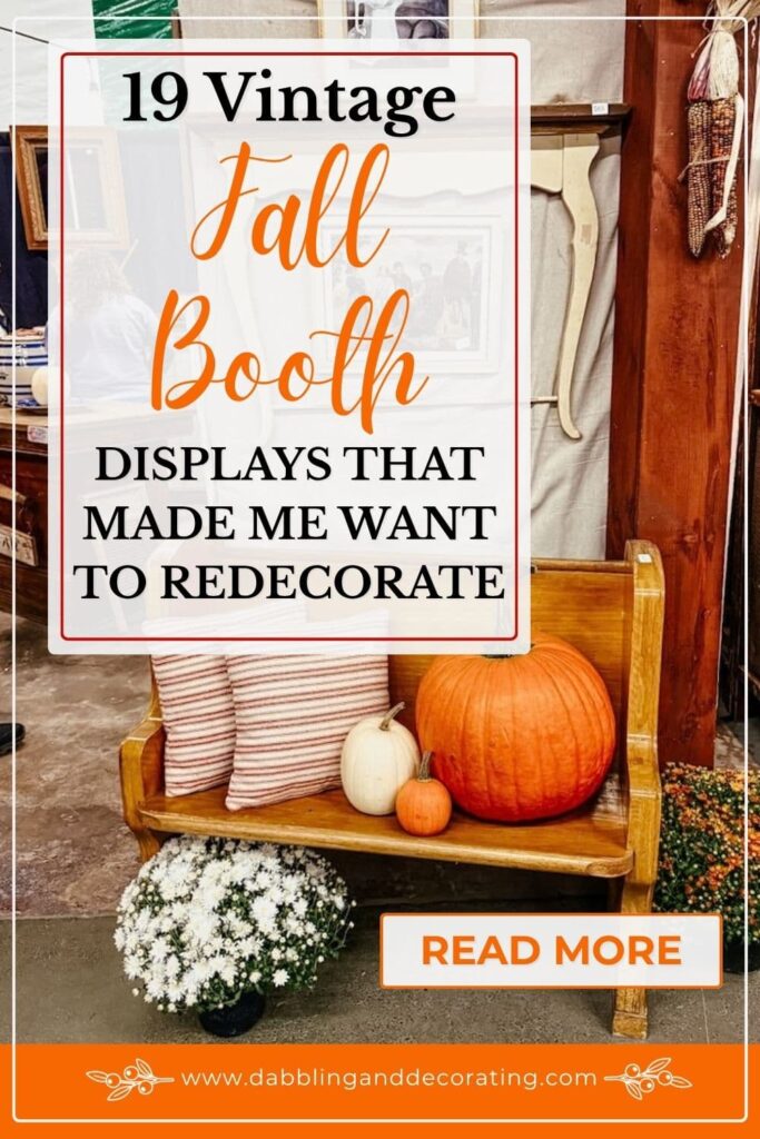 19 Vintage Fall Booth Displays That Made Me Want to Redecorate