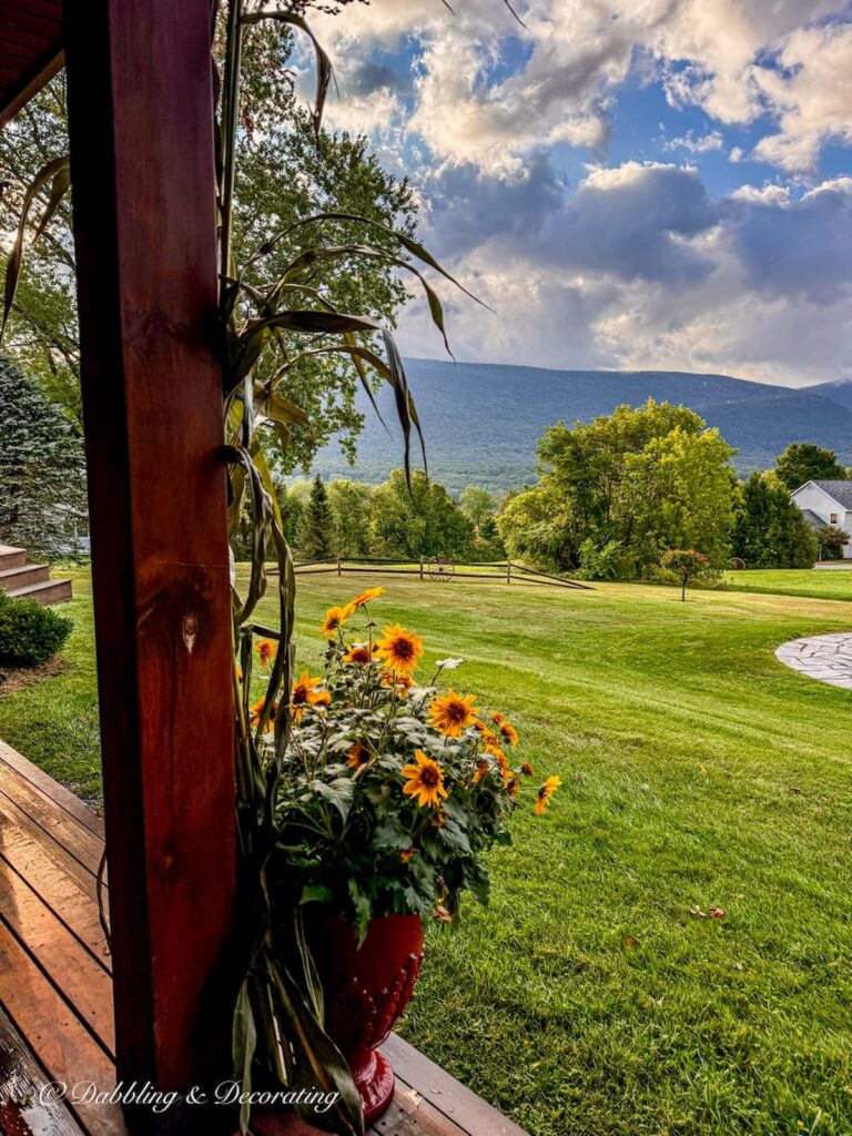 My Colorful Fall Porch—Authentically Vermont, With Hardly a Pumpkin in Sight