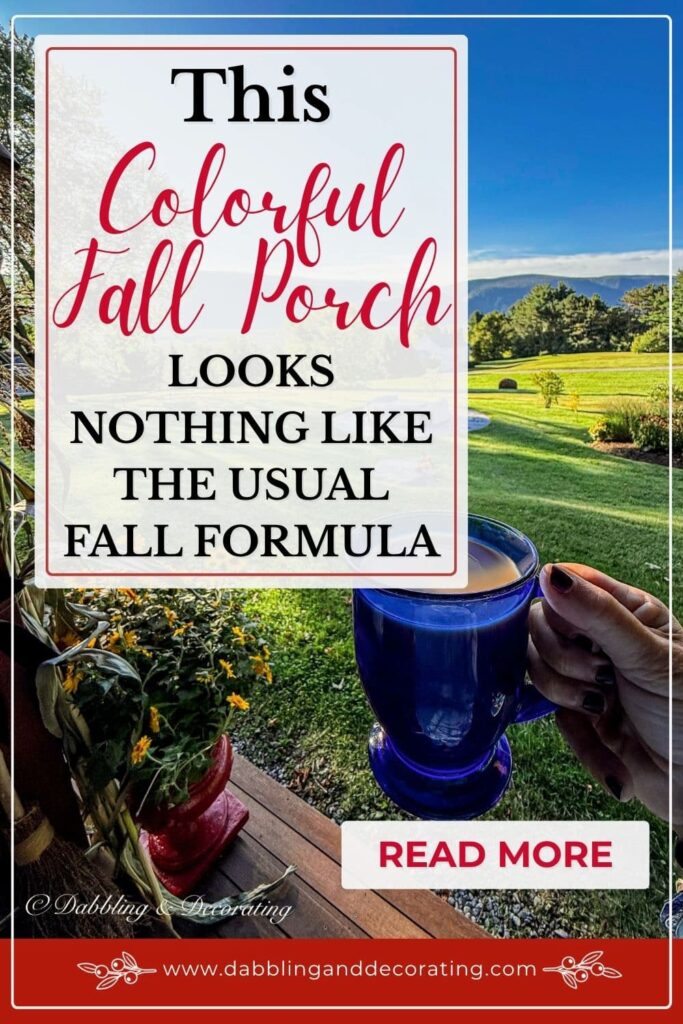 This Colorful Front Porch Looks Nothing Like the Usual Fall Formula